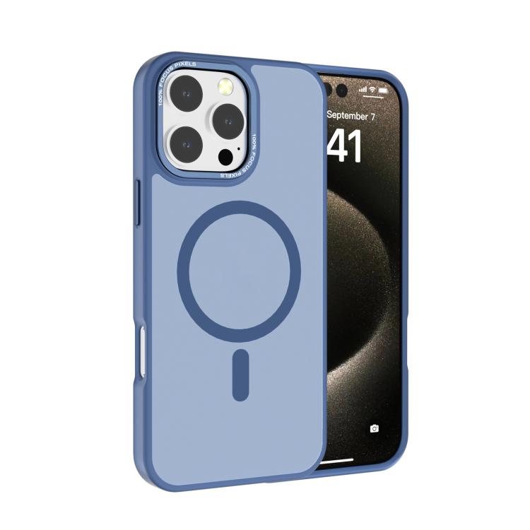 Kalebol Metal Lens Frame MagSafe Frosted PC Phone Case, For iPhone 17 Pro Max, For iPhone 17 Pro, For iPhone 17, For iPhone Air, For iPhone 16 Pro Max