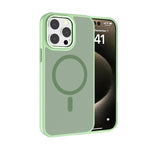 Kalebol Metal Lens Frame MagSafe Frosted PC Phone Case, For iPhone 16 Pro, For iPhone 16 Plus, For iPhone 16, For iPhone 15 Pro Max, For iPhone 15 Pro
