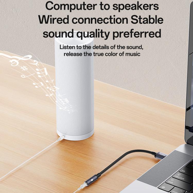 Yesido YAU46 USB to 3.5mm Aluminum Alloy Audio Adapter, YAU46