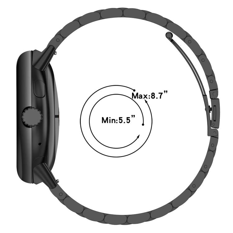 Tri-beads Flat Buckle Titanium Alloy Watch Band, For Google Pixel Watch 4 / 3 45mm, For Google Pixel Watch 4 / 3 / 2 / 1 41mm