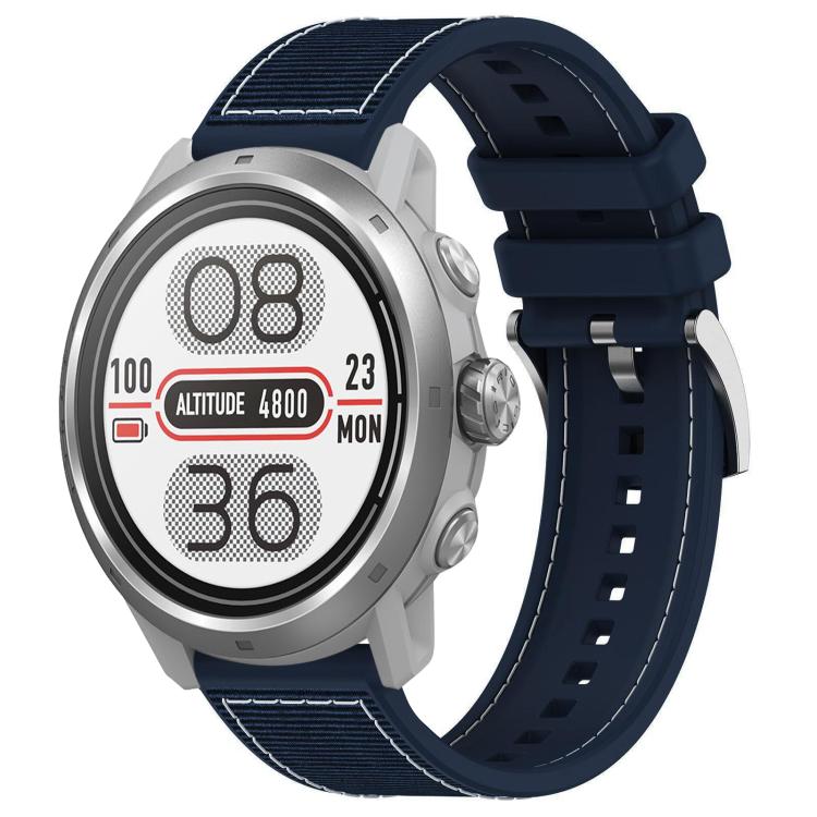 xDfind Hybrid Nylon Braid Silicone Watch Band, 20mm For COROS Pace 2 / Apex 2 42mm
