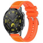 xDfind Hybrid Nylon Braid Silicone Watch Band, 22mm For Huawei Watch GT5/GT5 Pro/4/4 Pro, 20mm For Huawei Watch GT4 / GT3 / GT2