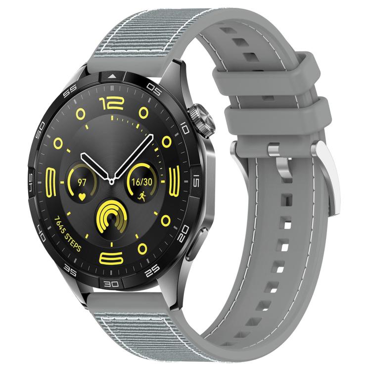 xDfind Hybrid Nylon Braid Silicone Watch Band, 22mm For Huawei Watch GT5/GT5 Pro/4/4 Pro, 20mm For Huawei Watch GT4 / GT3 / GT2