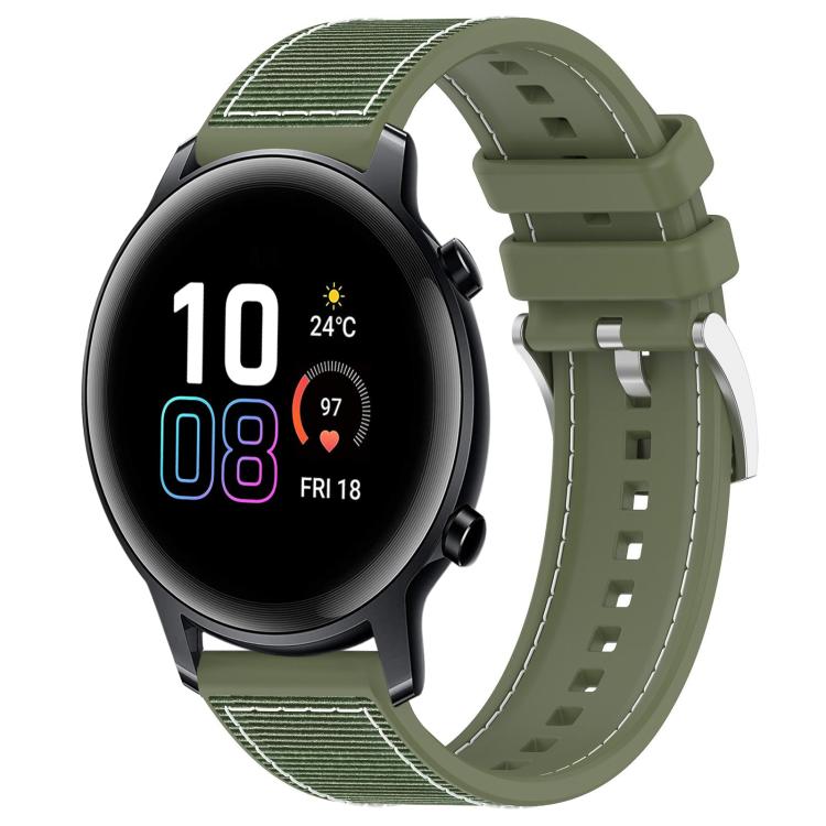 xDfind Hybrid Nylon Braid Silicone Watch Band, 20mm For Honor Watch SE / MagicWatch 2 42mm