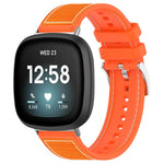 xDfind Hybrid Nylon Braid Silicone Watch Band, For Fitbit Versa 4/Versa3/Sense2/Sense 20mm, For Fitbit Versa 2/Versa/Versa Lite 22mm