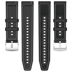 xDfind Hybrid Nylon Braid Silicone Watch Band, For Samsung Galaxy Watch Ultra/Ultra 2025 22mm, For Samsung Galaxy Watch 7 / 6 / 5 / FE 20mm