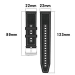 xDfind Hybrid Nylon Braid Silicone Watch Band, For Galaxy Watch Ultra2 2026 / 2025 / 1 2024 22mm, For Galaxy Watch 7 / 6 / 5 / FE 20mm