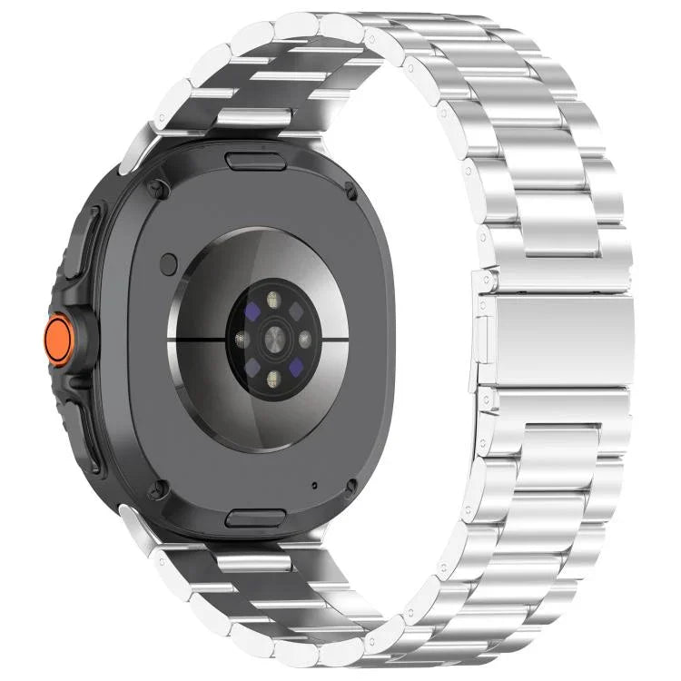 Tri-beads Flat Buckle Titanium Alloy Watch Band, For Samsung Galaxy Watch8 / Watch8 Classic, For Samsung Galaxy Fit3 / SM-R390