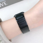Tri-beads Side-detachable Buckle Stainless Steel Watch Band, For Apple Watch 46mm / 49mm / 45mm / 44mm, For Apple Watch 42mm / 41mm / 40mm / 38mm