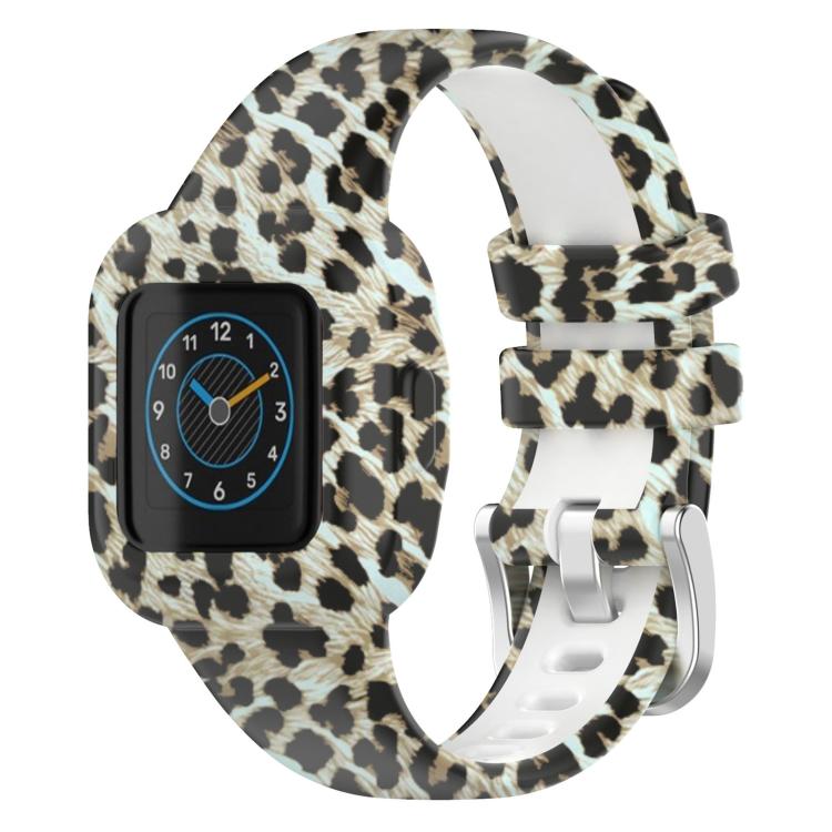 xDfind Steel Buckle Printed Silicone Watch Band, For GarminFit JR3 / Garmin Vivofit JR 3