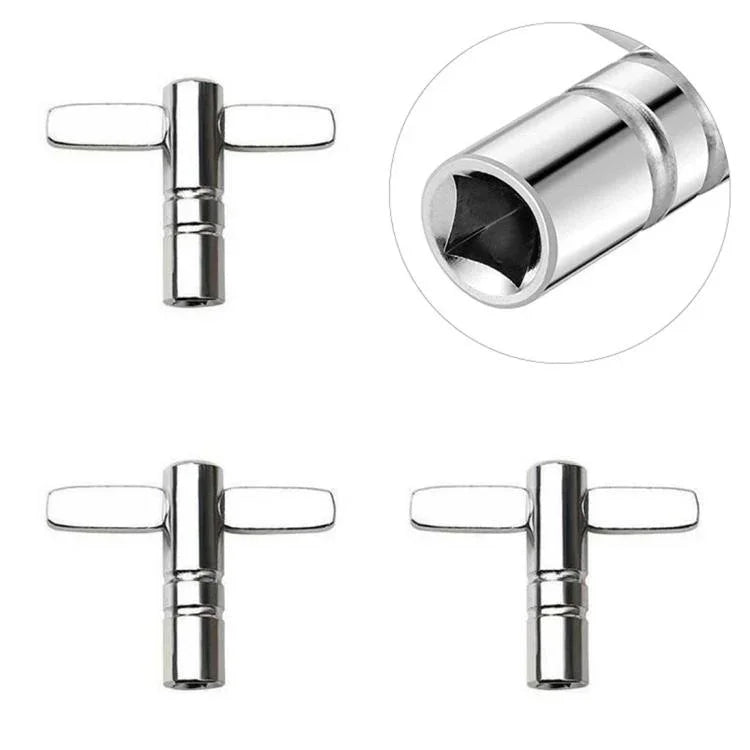 CT-826 T-shaped Square Hole Drum Key Universal Adjustment Wrench Tool for Drum Set, CT-826