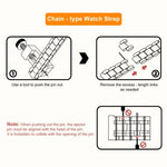 xDfind Seven-bead Solid Stainless Steel Watch Band, For Samsung Galaxy Watch Ultra / Ultra 2025, For Samsung Galaxy Watch8 / Wacth8 Classic, For Samsung Galaxy Watch 7 / 6 / 5 / FE, For Samsung Galaxy Fit3 SM-R390