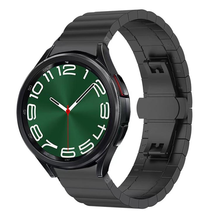 xDfind One-bead Bamboo Solid Stainless Steel Watch Band, For Galaxy Watch9 / 8 / 8 Classic 22mm, For Samsung Galaxy Watch 7 / 6 / 5 / FE 20mm, For Samsung Galaxy Fit3 SM-R390 18mm