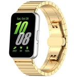 xDfind One-bead Bamboo Solid Stainless Steel Watch Band, For Samsung Galaxy Watch8 / Wacth8 Classic 22mm, For Samsung Galaxy Watch 7 / 6 / 5 / FE 20mm, For Samsung Galaxy Fit3 SM-R390 18mm