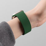xDfind Flat Head Litchi Texture Magnetic Silicone Watch Band, 14mm, 18mm, 20mm, 22mm