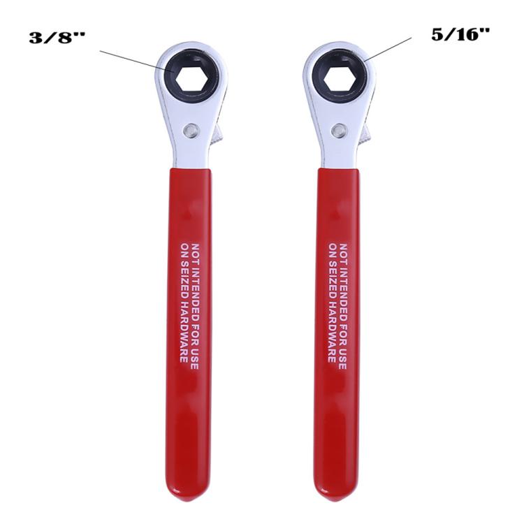 Battery Terminal Hexagon Ratchet Wrench Battery Side Terminal Wrench Tool, 3/8 inch, 5/16 inch