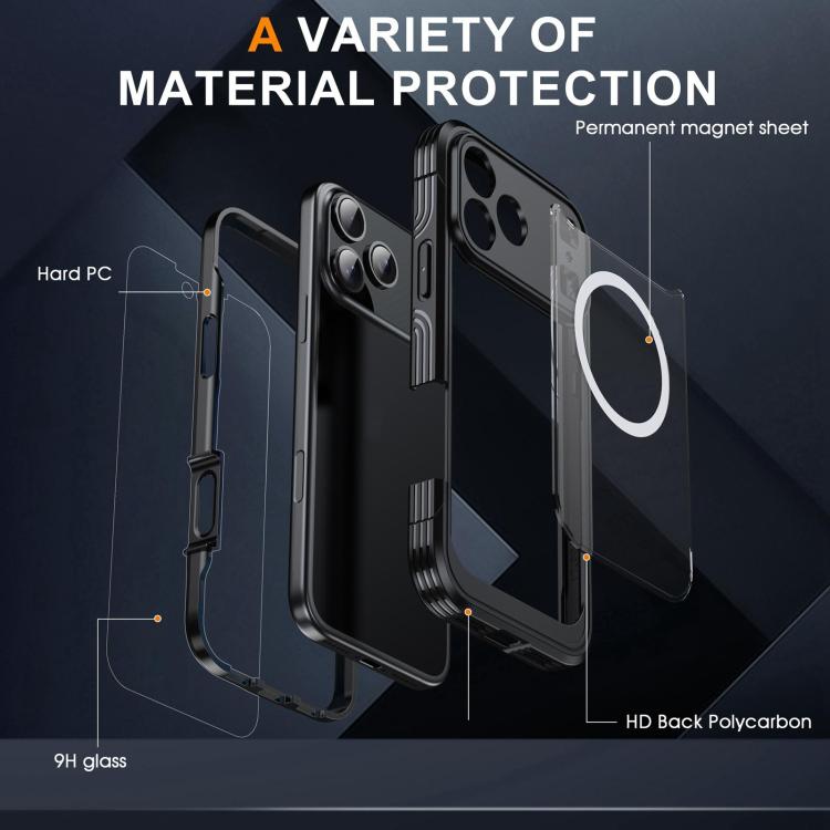 Life Waterproof MagSafe Magnetic Rugged Phone Case, For iPhone 18 Pro, For iPhone 18 Pro Max, For iPhone 17 Pro Max, For iPhone 17 Pro