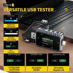 Fnirsi FNAC-28 Multi-function Type-C & USB Professional Grade Ripple Monitoring Tester, FNAC-28
