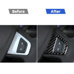 3pcs/Set Carbon Fiber Car Steering Wheel Buttons Decorative Sticker for Renault Fluence 2009-2017 / Megane 2008-2016, Left and Right Driver, Steering Wheel Buttons