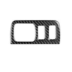 Carbon Fiber Car Headlight Button Frame Decorative Sticker for Renault Fluence 2009-2017 / Megane 2008-2016, Left and Right Driver, Headlight Button Frame