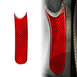 Carbon Fiber Car Handbrake Panel Decorative Sticker for SEAT Leon 2005-2012, Left and Right Driver, Handbrake Panel