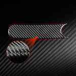 Carbon Fiber Car Handbrake Panel Decorative Sticker for SEAT Leon 2005-2012, Left and Right Driver, Handbrake Panel