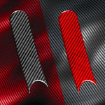 Carbon Fiber Car Handbrake Panel Decorative Sticker for SEAT Leon 2005-2012, Left and Right Driver, Handbrake Panel