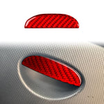 Carbon Fiber Car Passenger Seat Storage Box Handle Decorative Sticker for SEAT Leon 2005-2012, Left and Right Driver, Passenger Seat Storage Box Handle