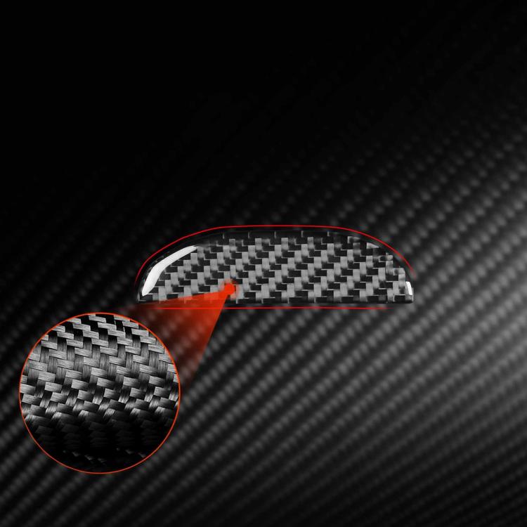 Carbon Fiber Car Passenger Seat Storage Box Handle Decorative Sticker for SEAT Leon 2005-2012, Left and Right Driver, Passenger Seat Storage Box Handle