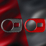 Carbon Fiber Car Headlight Switch Panel Decorative Sticker for SEAT Leon 2005-2012, Headlight Switch Panel, Left Driver, Headlight Switch Panel, Right Driver