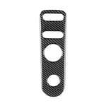 Carbon Fiber Car Rear Mirror Adjustment Panel B Decorative Sticker for SEAT Leon 2005-2012, Left and Right Driver, Rear Mirror Adjustment Panel B