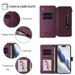 Butterfly Love Flower Multi-card Zipper Wallet Leather Phone Case, For iPhone 13 Pro Max, For iPhone 13 Pro, For iPhone 13 mini, For iPhone 12 / 12 Pro, For iPhone 12 Pro Max, For iPhone 12 mini