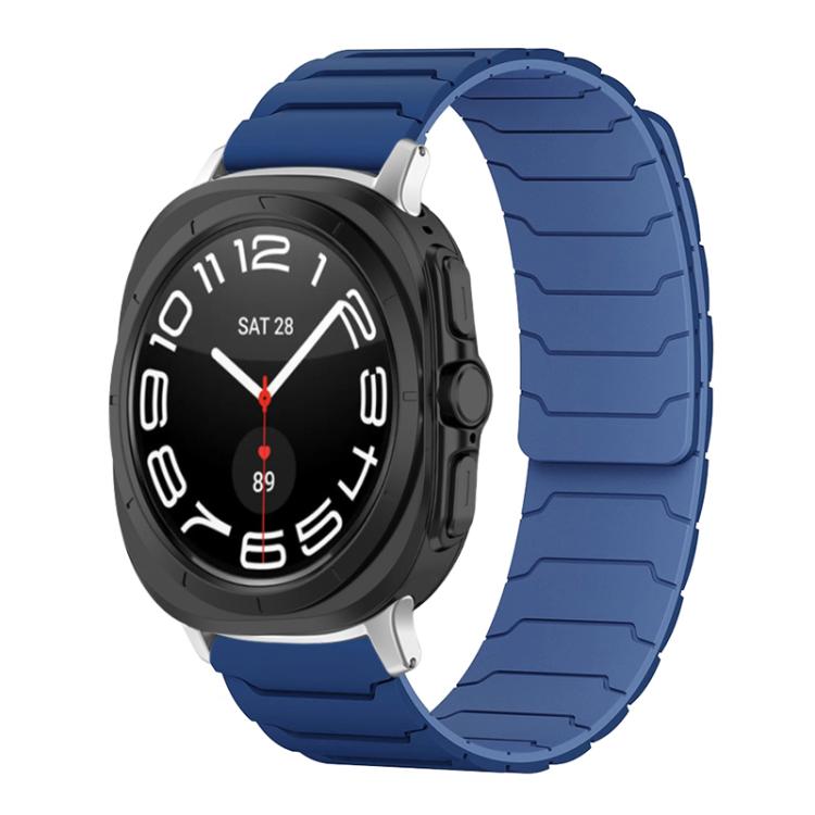 xDfind Magnetic Silicone Watch Band, For Samsung Galaxy Watch Ultra / Ultra 2025, For Samsung Galaxy Watch8 / 8 Classic, For Samsung Galaxy Watch 7 / 6 / 5 / FE