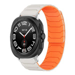 xDfind Magnetic Silicone Watch Band, For Samsung Galaxy Watch Ultra / Ultra 2025, For Samsung Galaxy Watch8 / 8 Classic, For Samsung Galaxy Watch 7 / 6 / 5 / FE