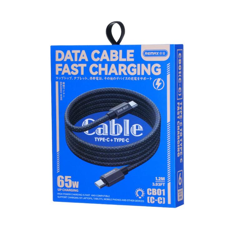 REMAX CB01 PD30W Type-C to 8 Pin Aluminum Alloy Braided Fast Charging Data Cable with LED Light, Length: 1.2m, Type-C to 8 Pin