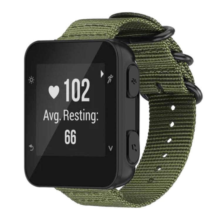 xDfind Ring Buckle Nylon Canvas Watch Band, For Garmin Fenix 8/7X/6X/5X 26mm, For Garmin Fenix 8/7/6/5 22mm, For Garmin Forerunner 235/220/620/630, For Garmin Forerunner 35 / 30 / 35J