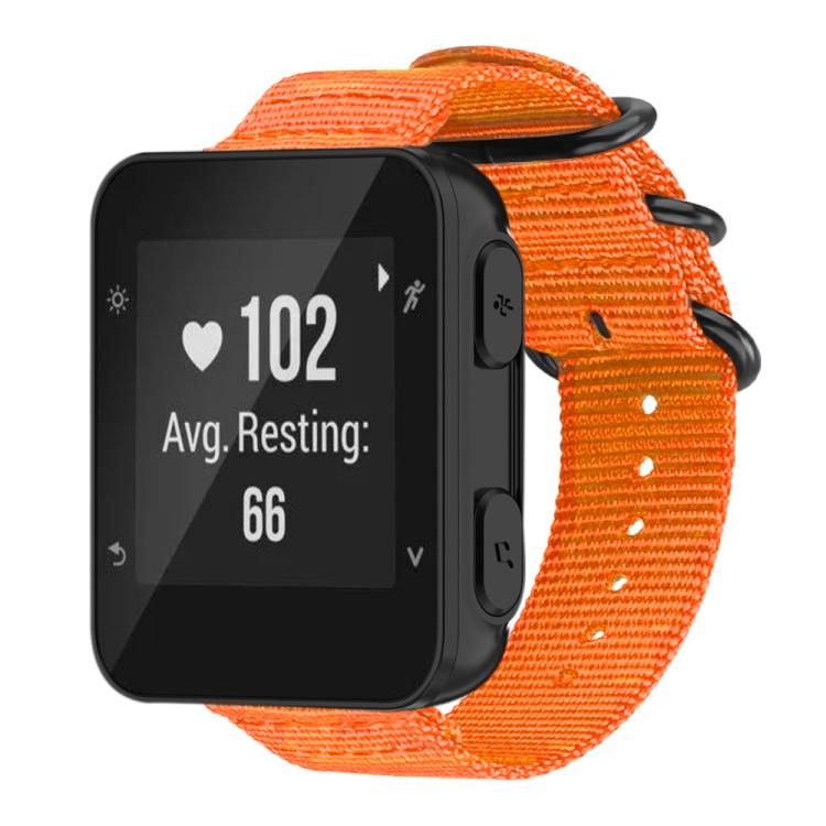 xDfind Ring Buckle Nylon Canvas Watch Band, For Garmin Fenix 8/7X/6X/5X 26mm, For Garmin Fenix 8/7/6/5 22mm, For Garmin Forerunner 235/220/620/630, For Garmin Forerunner 35 / 30 / 35J