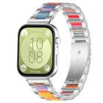 xDfind Three Beads Metal Resin Watch Band, For Huawei Watch Fit4 / Fit4 Pro / Fit3, For Huawei Band 10 / 9 / 8