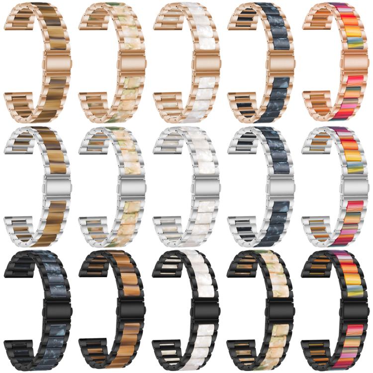 xDfind Three Beads Metal Resin Watch Band, For Huawei Watch Fit4 / Fit4 Pro / Fit3, For Huawei Band 10 / 9 / 8