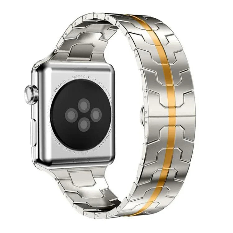 xDfind Butterfly Buckle Stainless Steel Watch Band, For Apple Watch 42 / 44 / 45 / 46 / 49mm, For Apple Watch 38 / 40 / 41 / S10 42mm