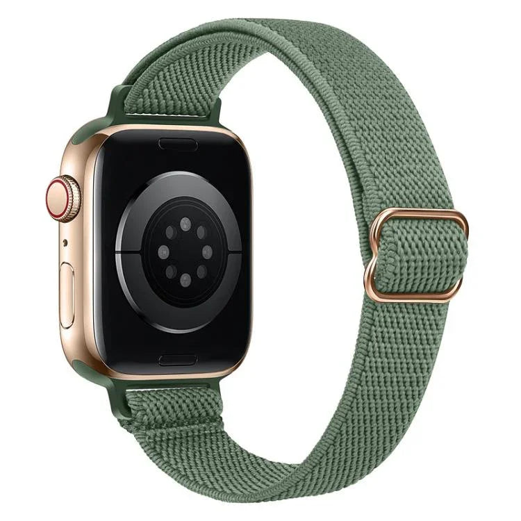 xDfind Ladder Buckle Small Waist Elastic Nylon Watch Band, For Apple Watch 42 / 44 / 45 / 46 / 49mm, For Apple Watch 38 / 40 / 41 / S10 42mm