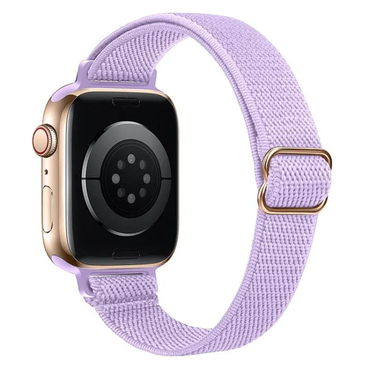 xDfind Ladder Buckle Small Waist Elastic Nylon Watch Band, For Apple Watch 42 / 44 / 45 / 46 / 49mm, For Apple Watch 38 / 40 / 41 / S10 42mm