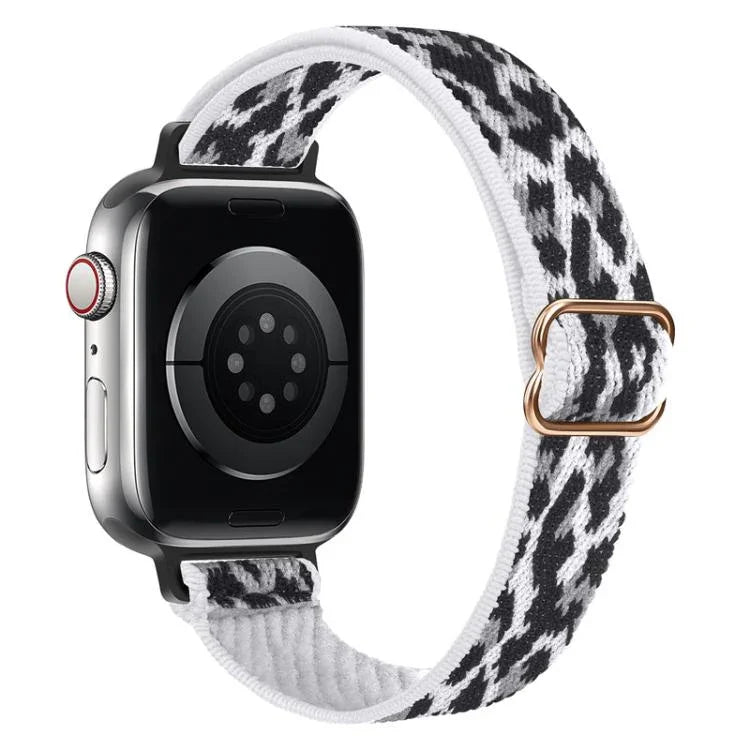 xDfind Ladder Buckle Small Waist Elastic Nylon Watch Band, For Apple Watch 42 / 44 / 45 / 46 / 49mm, For Apple Watch 38 / 40 / 41 / S10 42mm
