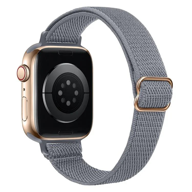 xDfind Ladder Buckle Small Waist Elastic Nylon Watch Band, For Apple Watch 42 / 44 / 45 / 46 / 49mm, For Apple Watch 38 / 40 / 41 / S10 42mm