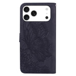 Retro Skin Feel Butterflies Embossing Horizontal Flip Leather Phone Case, For iPhone 17 Pro Max, For iPhone 17 Pro, For iPhone 17, For iPhone Air
