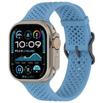 xDfind Breathable Silicone Watch Band, For Apple Watch 42 / 44 / 45 / 46 / 49mm, For Apple Watch 38 / 40 / 41 / S10 42mm