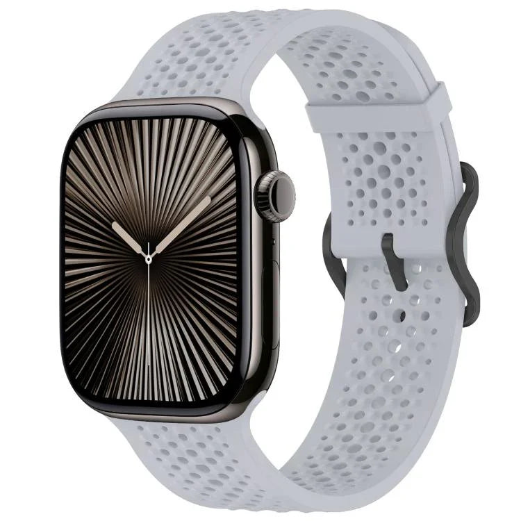 xDfind Breathable Silicone Watch Band, For Apple Watch 42 / 44 / 45 / 46 / 49mm, For Apple Watch 38 / 40 / 41 / S10 42mm