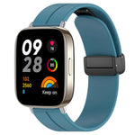 xDfind  Flat Head Groove Folding Black Buckle Silicone Watch Band, For Xiaomi Band 10 Pro / 9 Pro / Redmi Watch 6, For Redmi Watch 3 Active / Watch 3 Lite, For Redmi Watch 3
