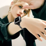 xDfind Twist Bracelet Diamond Metal Watch Band, For Apple Watch 42 / 44 / 45 / 46 / 49mm, For Apple Watch 38 / 40 / 41 / S10 42mm