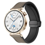 xDfind Crazy Horse Pattern Silicone Skin Magnetic Buckle Watch Band, 18mm, 20mm, 22mm
